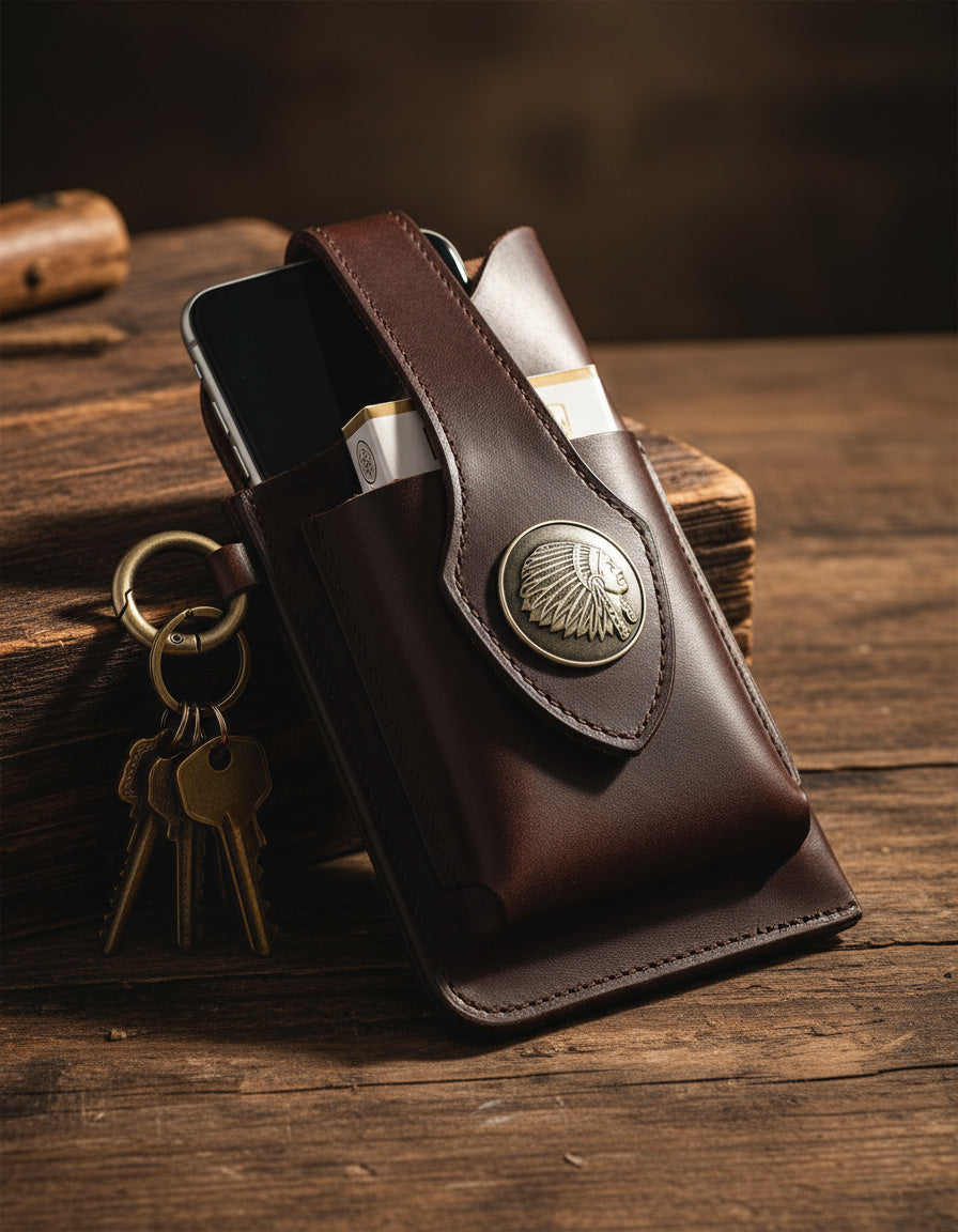 Funda de cuero multifuncional para teléfono™