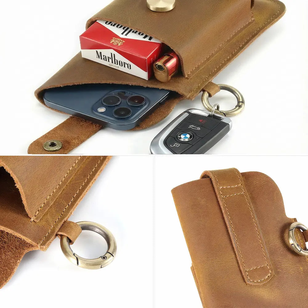 Funda de cuero multifuncional para teléfono™