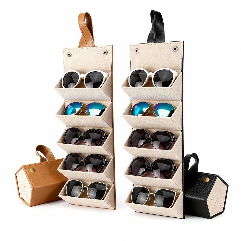Estuche Plegable Para Gafas (Organizador 5 en 1)