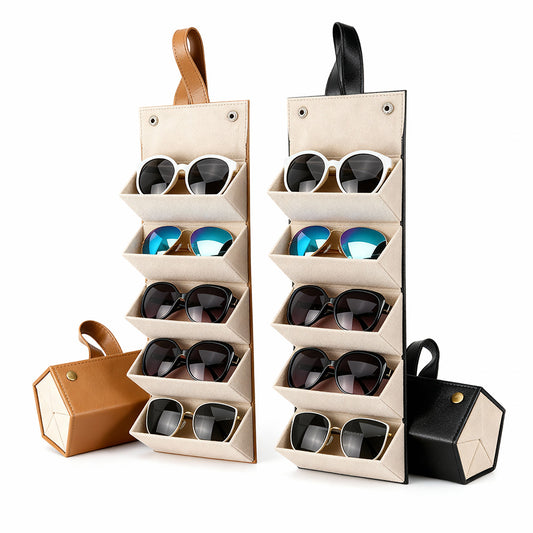 Estuche Plegable Para Gafas (Organizador 5 en 1)