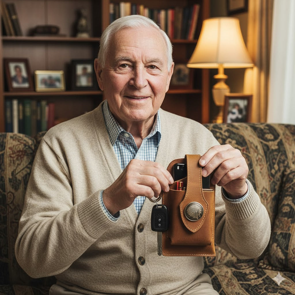 Funda de cuero multifuncional para teléfono™